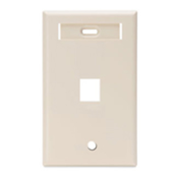 Leviton Number of Gangs: 1 High-Impact Plastic, Light Almond 42080-1TS